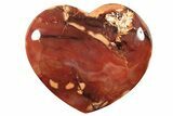 Colorful Carnelian Agate Heart #205286-1